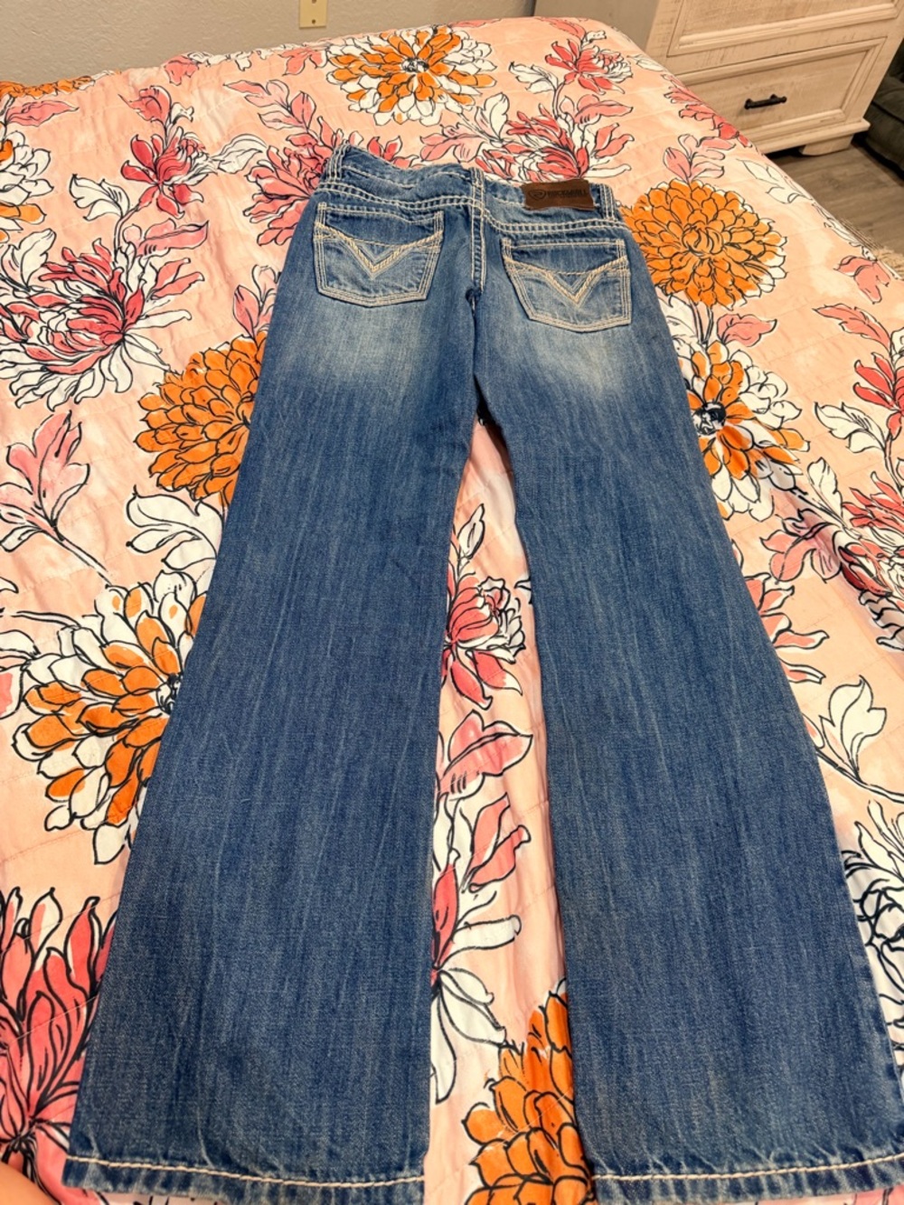 Kids / girls rock & roll Blue Denim jeans in a 12R